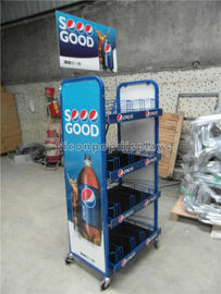中国 スーパーマーケットのゴンドラの棚付けの粉のコーティングのコーラの商品化の陳列台 サプライヤー
