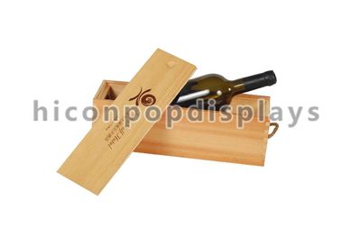 中国 ワイン店、ワインのディスプレイ・ケースのための単一の木製のワインの陳列ケース サプライヤー