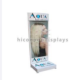 中国 毛の延長および付属品のための小売店の広告の床の毛の陳列台 サプライヤー