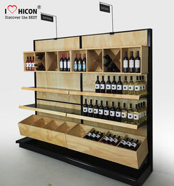 中国 ワイン店/店のための商業ワインの陳列だなそしてアルコール飲料の棚付け サプライヤー