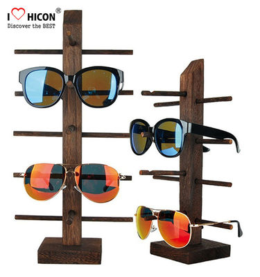 中国 接眼レンズの店のカウンタートップの5組のサングラスのための商業Eyewearの表示棒 サプライヤー