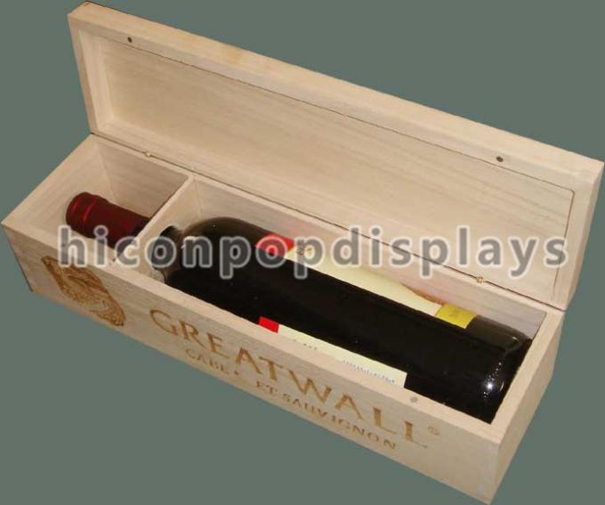 ワイン店、ワインのディスプレイ・ケースのための単一の木製のワインの陳列ケース