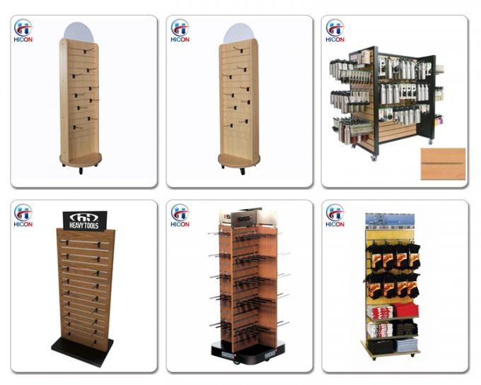 注文の陳列台あなたの性能木製ワイヤー紡績工の棚の表示に動力を与えるため